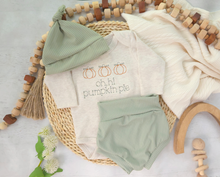 Load image into Gallery viewer, Baby Outfit | Oh Hi Pumpkin Pie Oatmeal Bodysuit - Fall Baby
