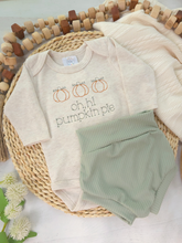 Load image into Gallery viewer, Baby Outfit | Oh Hi Pumpkin Pie Oatmeal Bodysuit - Fall Baby
