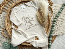 Load image into Gallery viewer, Newborn Baby Outfit | Made Perfect Oatmeal Romper
