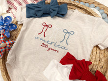 Load image into Gallery viewer, Fourth of July baby, USA 250th anniversary outfit
