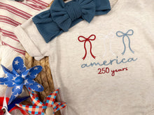 Load image into Gallery viewer, Fourth of July baby, USA 250th anniversary outfit
