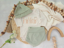 Load image into Gallery viewer, Baby Outfit | Hello Pumpkin Oatmeal Bodysuit - Fall Baby
