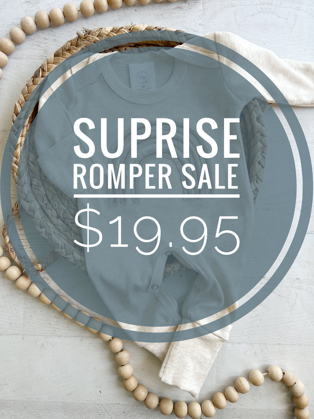 Surprise baby romper sale