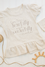Load image into Gallery viewer, Kid Shirt | Oatmeal Shirt - Matching Sibling Shirts Fearfully and Wonderfully Made
