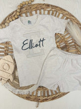 Load image into Gallery viewer, Personalized Boy Shirt and Shorts Set | Custom Name Outfit
