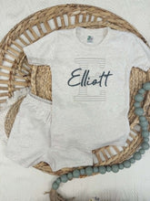 Load image into Gallery viewer, Personalized Boy Shirt and Shorts Set | Custom Name Outfit

