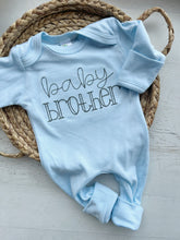 Load image into Gallery viewer, Baby brother coming home outfit, little brother hospital outfit, gender reveal outfit
