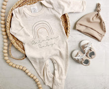 Load image into Gallery viewer, Baby girl outfit gift rainbow newborn outfit rainbow baby gender neutral romper boho rainbow twins outfits simple rainbow baby boy outfit
